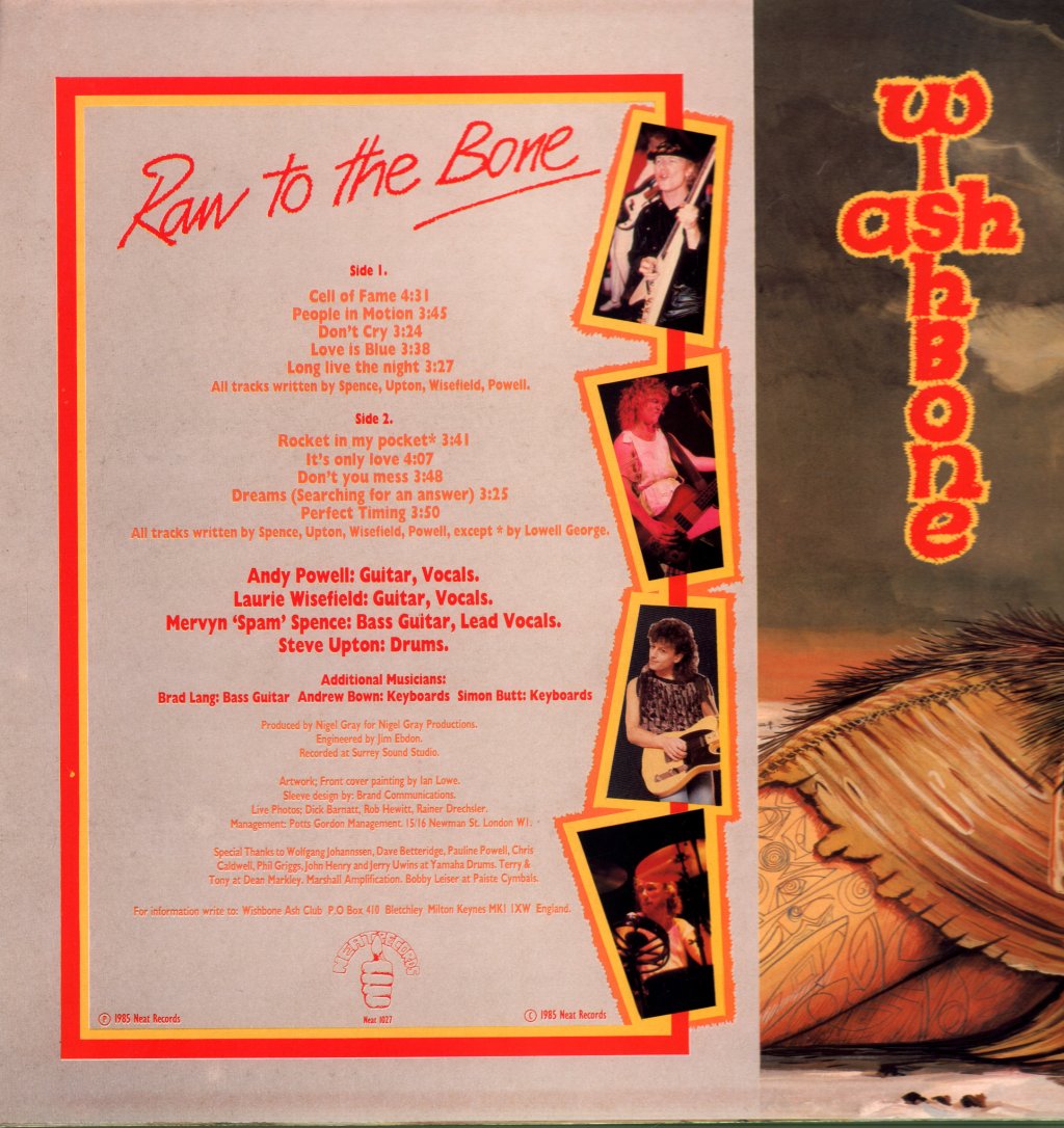 Wishbone Ash - Raw To The Bone - Lp