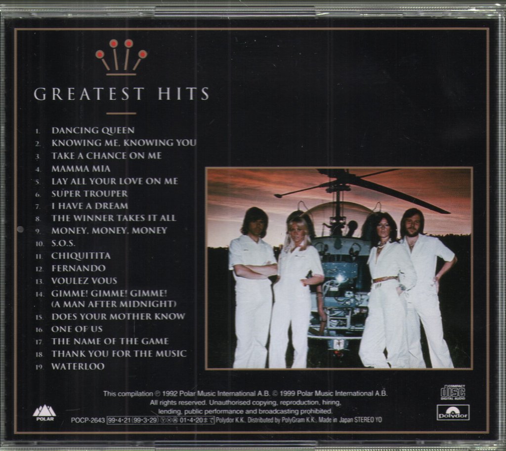 ABBA - Gold - Greatest Hits - Cd