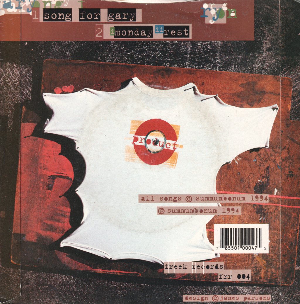Summumbonum - Song For Gary - 7 Inch