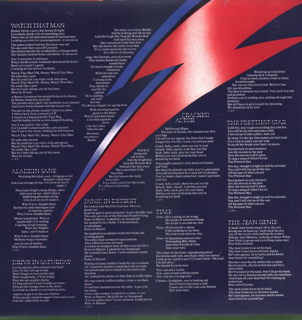 David Bowie - Aladdin Sane - Lp