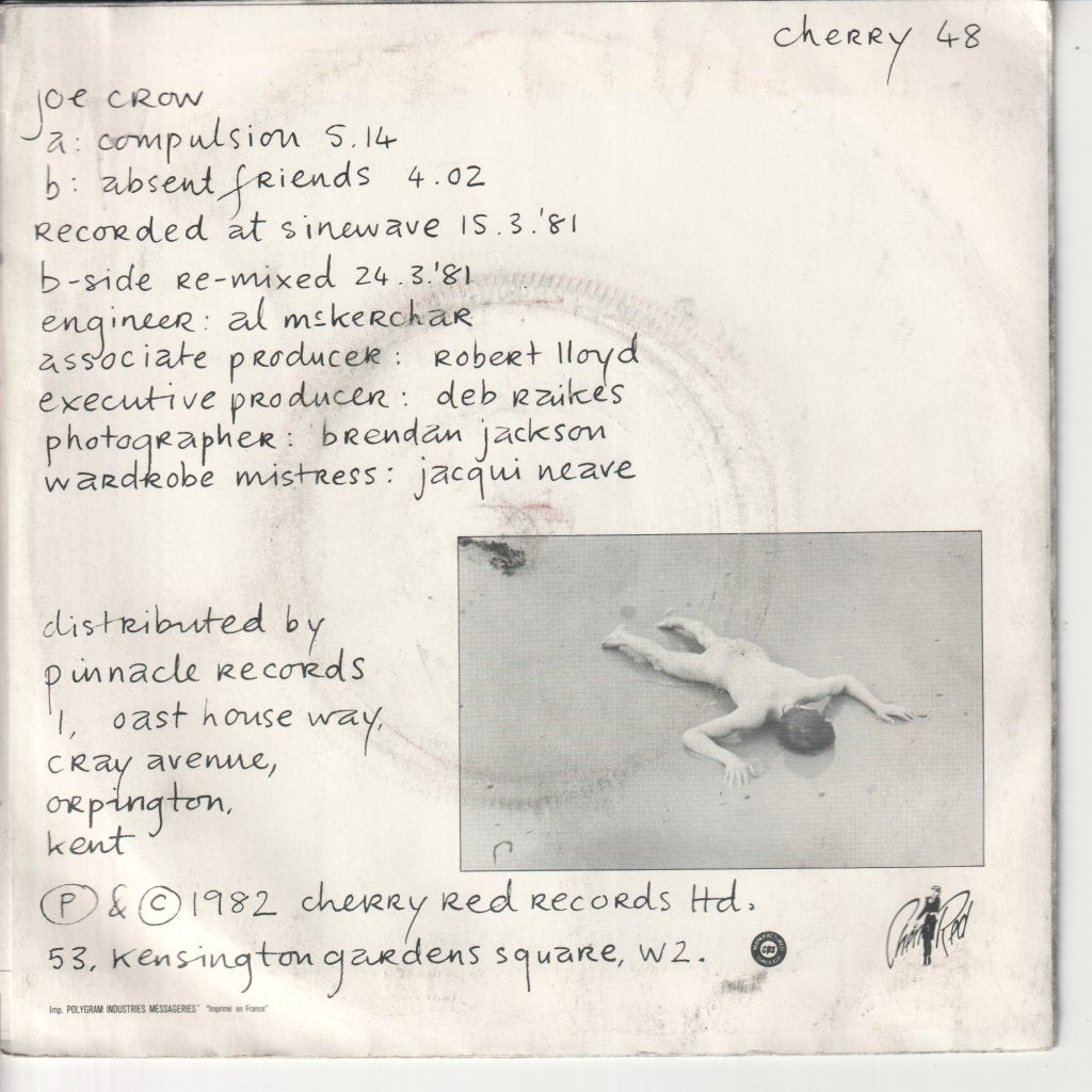 Joe Crow - Compulsion - 7 Inch