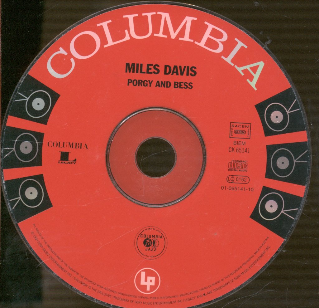 Miles Davis - Porgy And Bess - Cd