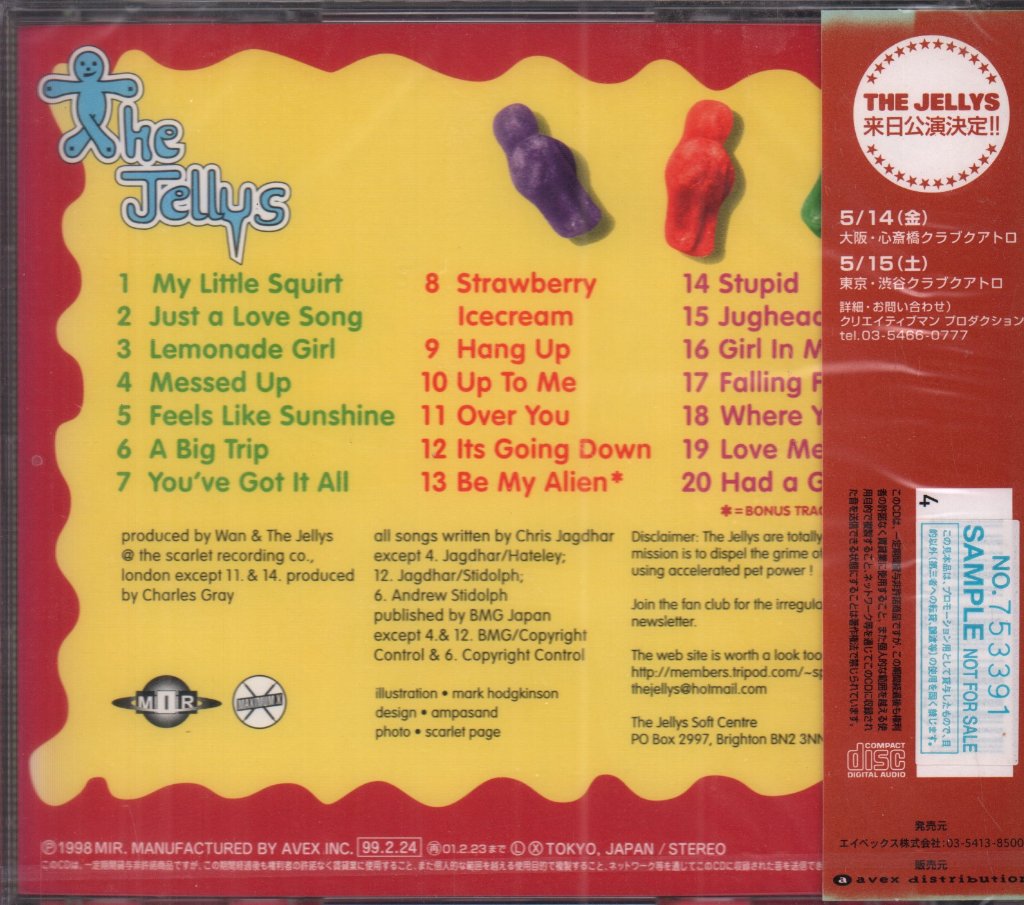 Jellys - Welcome To Our World - Cd