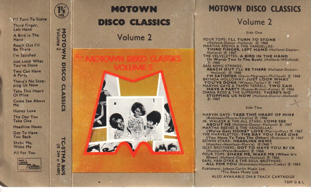 Various Artists - Motown Disco Classics Volume 2 - Cassette