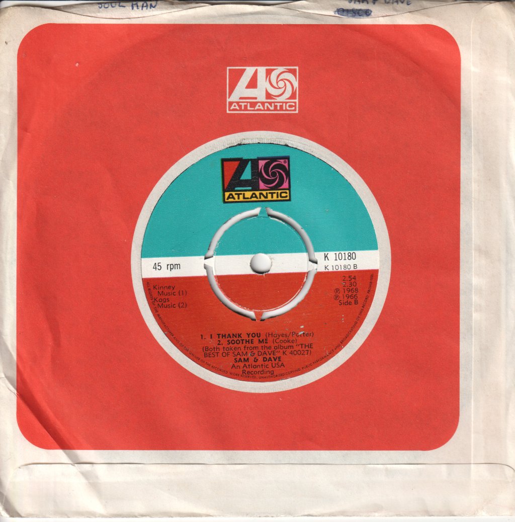 Sam & Dave - Soul Man - 7 Inch