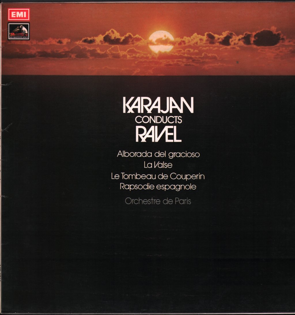 Herbert von Karajan / Orchestre De Paris - Ravel - Alborada Del Gracioso / La Valse - Lp