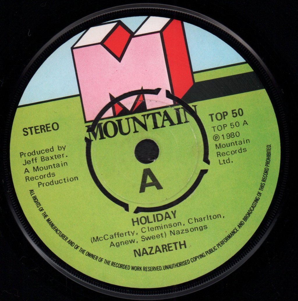 Nazareth - Holiday - 7 Inch