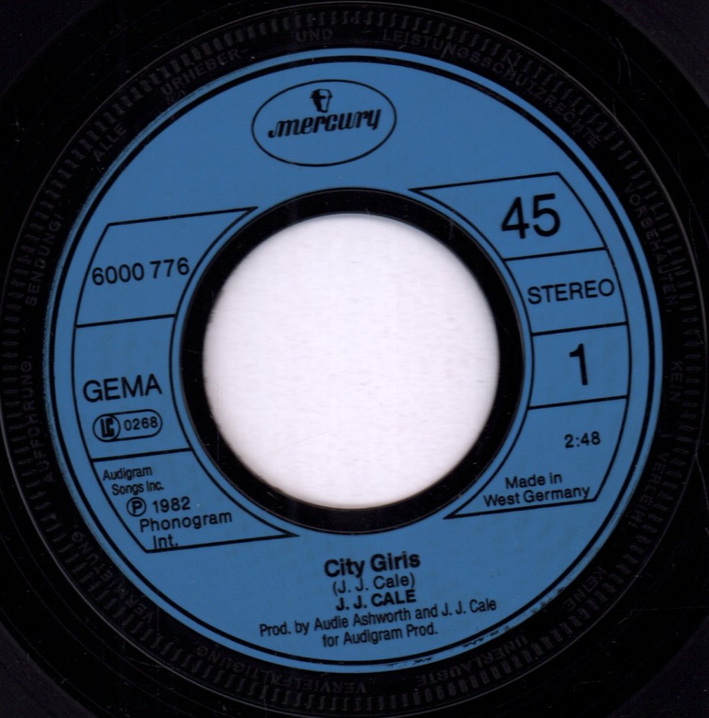 J.J. Cale - City Girls - 7 Inch