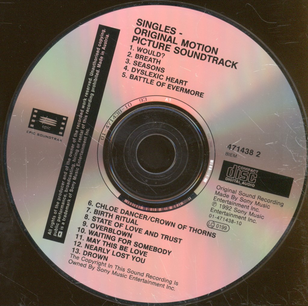 Various Artists - Singles - Original Motion Picture Soundtrack - Cd