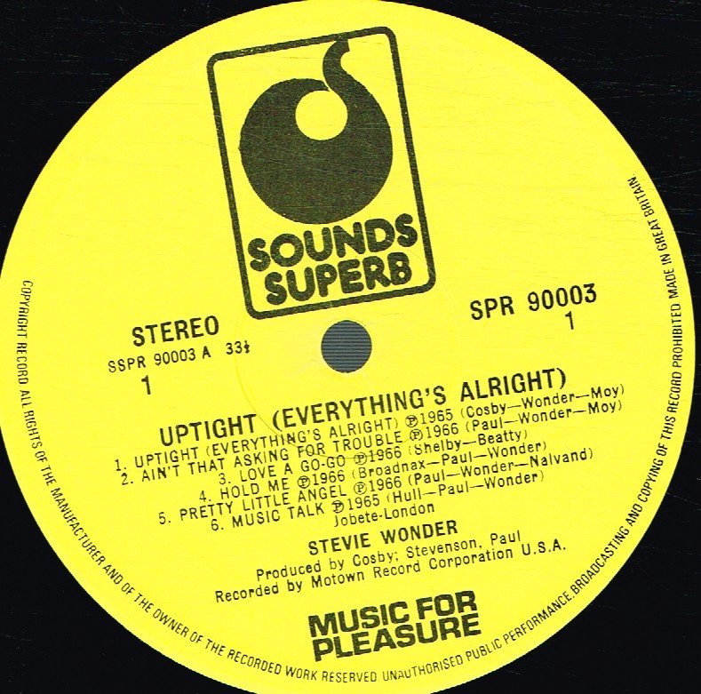 Stevie Wonder - Uptight - Lp