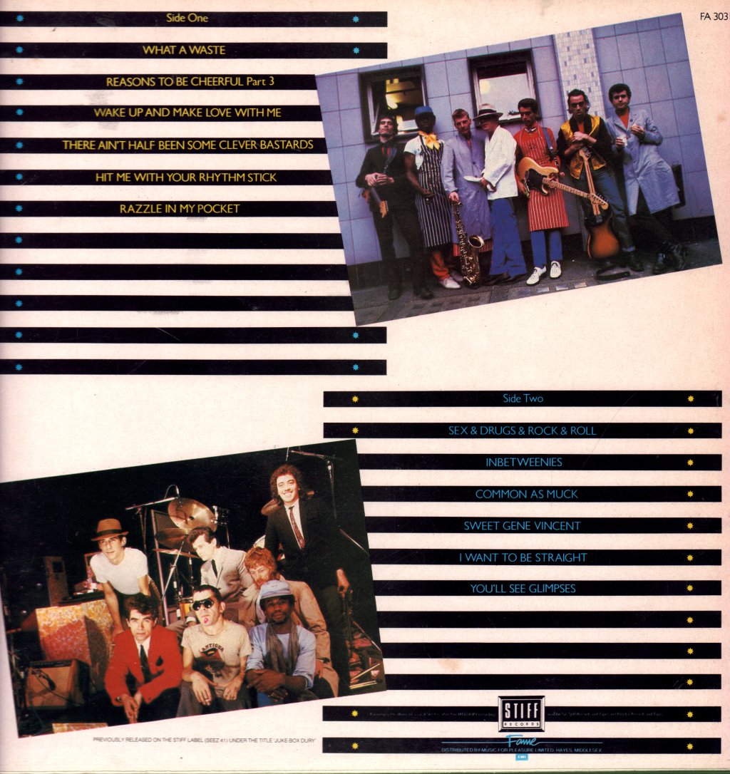 Ian Dury And The Blockheads - Greatest Hits - Lp