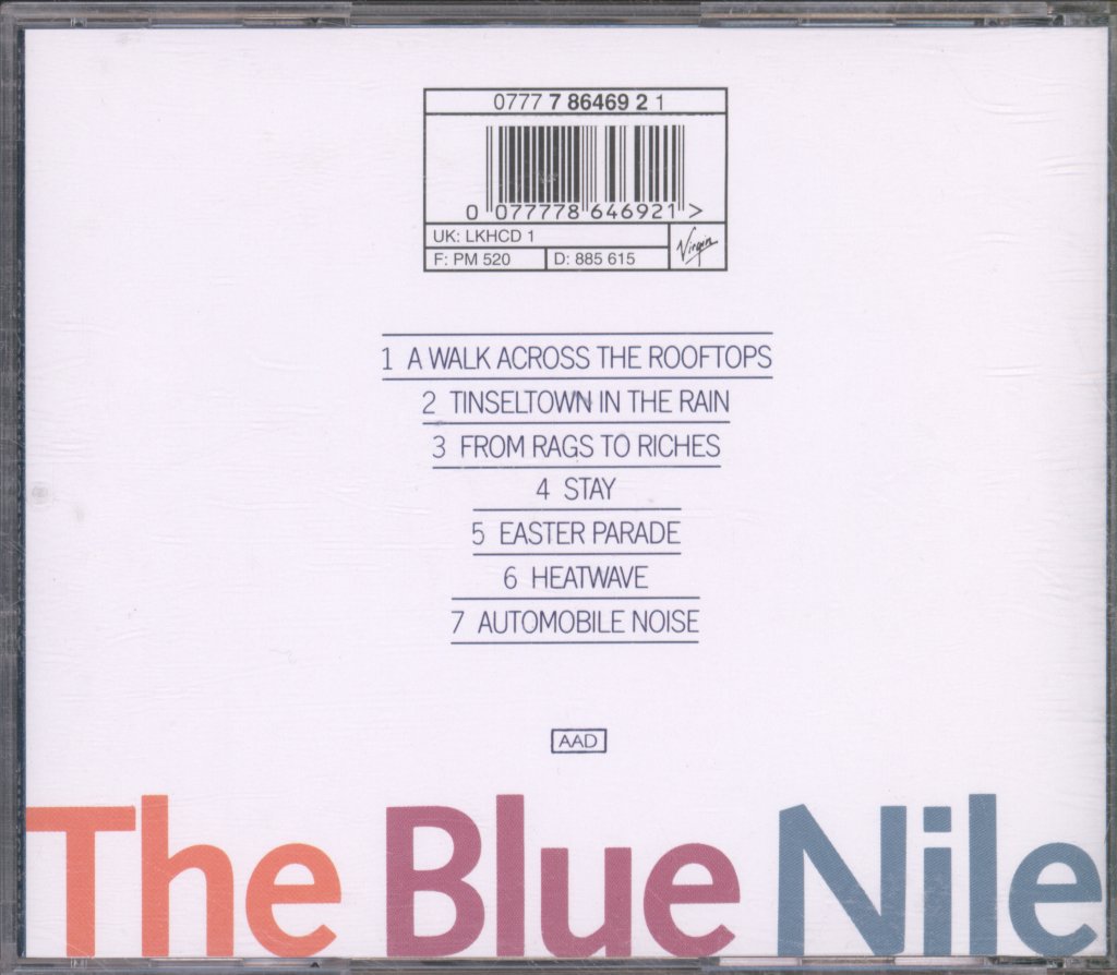 Blue Nile - A Walk Across The Rooftops - Cd