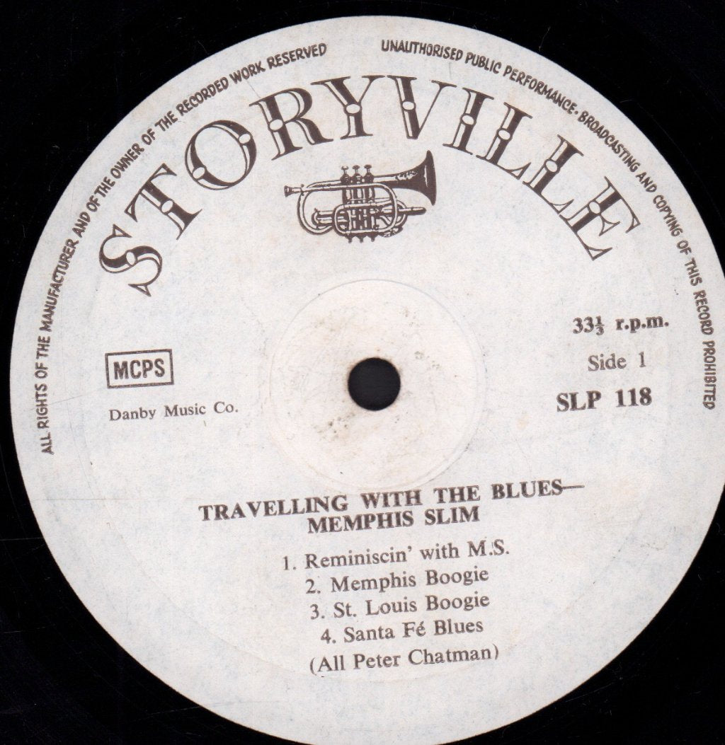 Memphis Slim - Travelling With The Blues - Lp