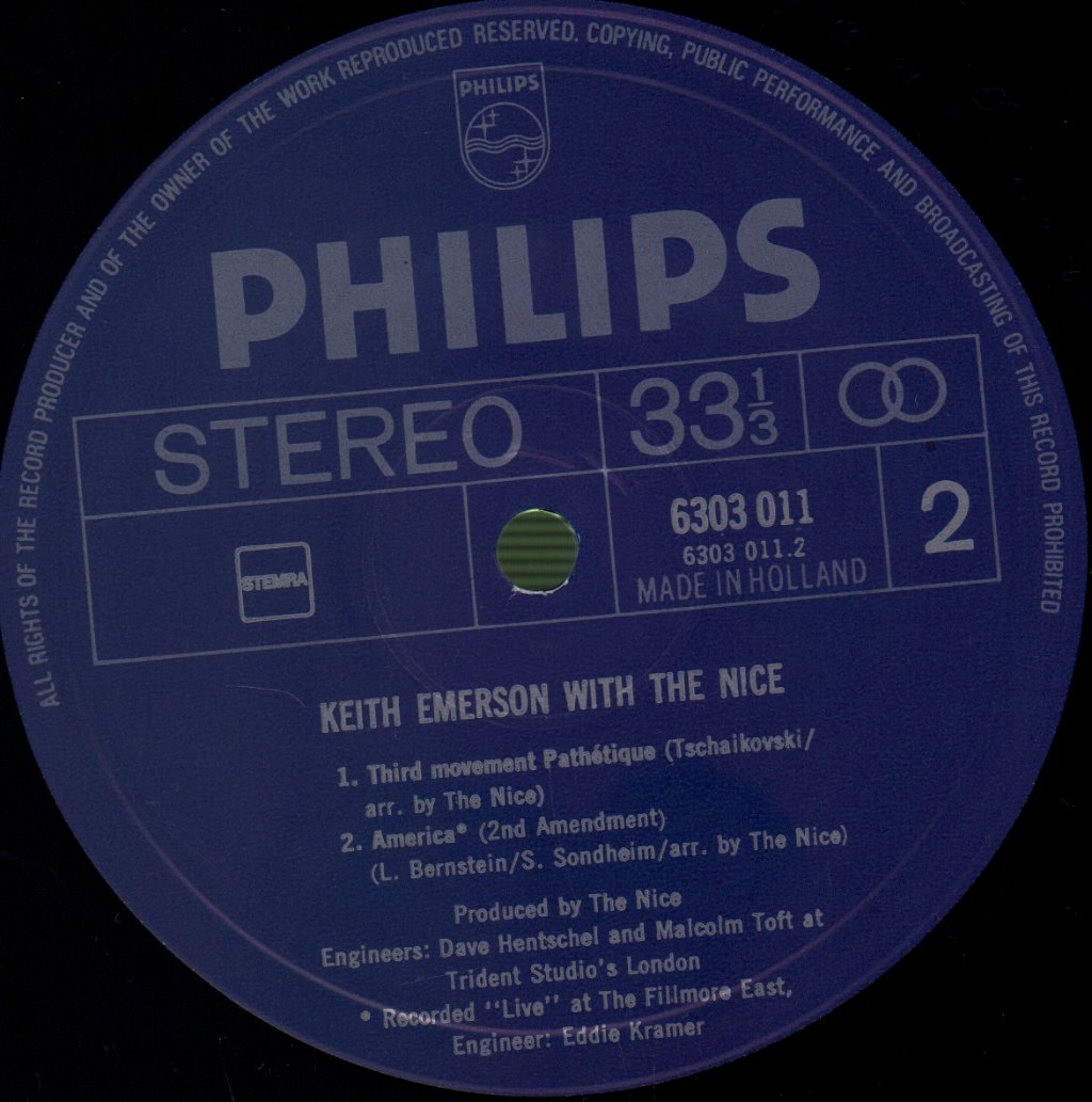 Keith Emerson With Nice - Keith Emerson With The Nice - Double Lp