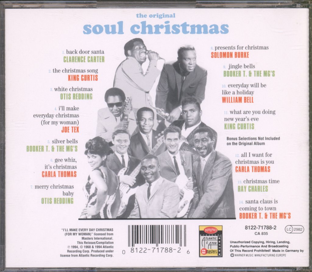 Various Artists - Original Soul Christmas - Cd
