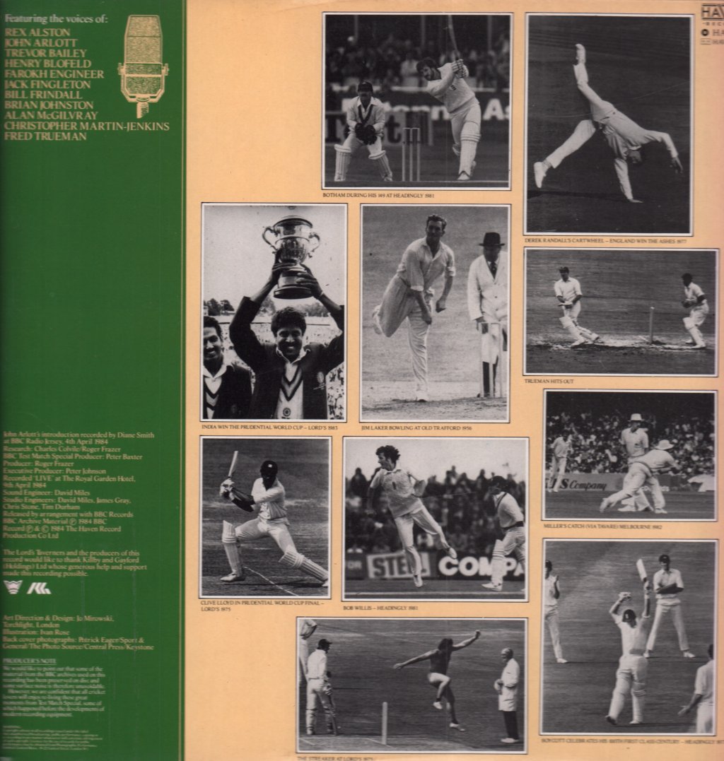 Lords Taverners - Best Of Test Match Special - Lp