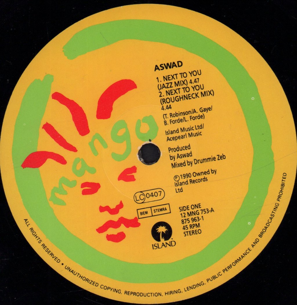 Aswad - Next To You - 12 Inch