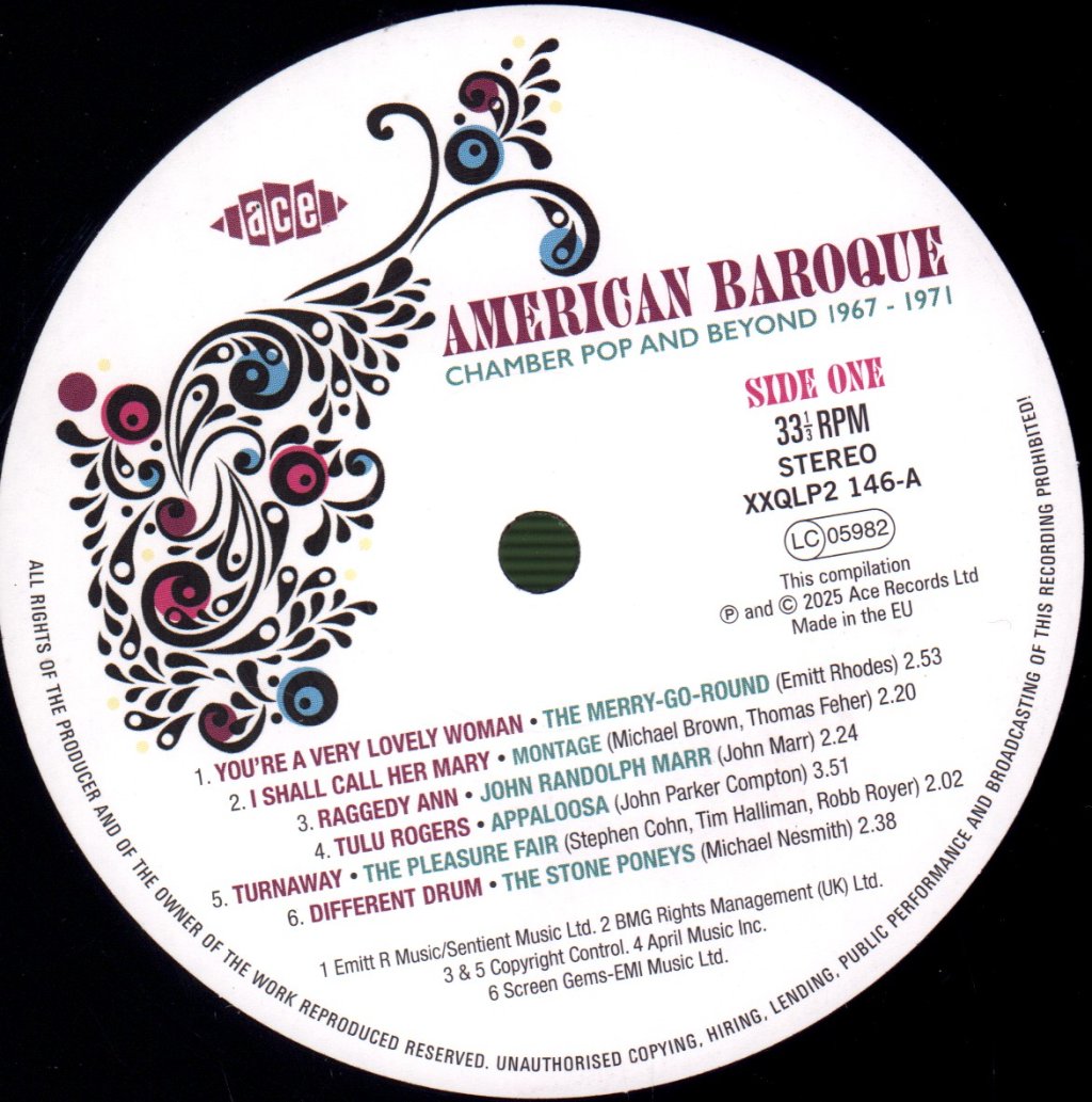Various Artists - American Baroque (Chamber Pop And Beyond 1967-1971) - Double Lp