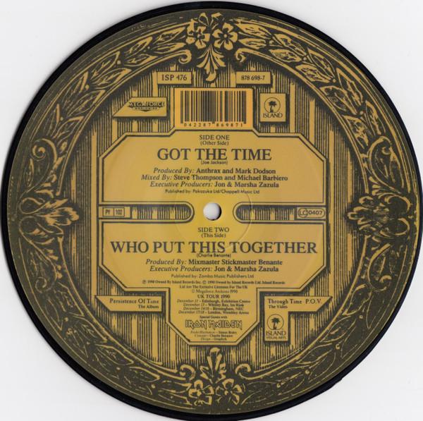 Anthrax - Got The Time - 7 Inch