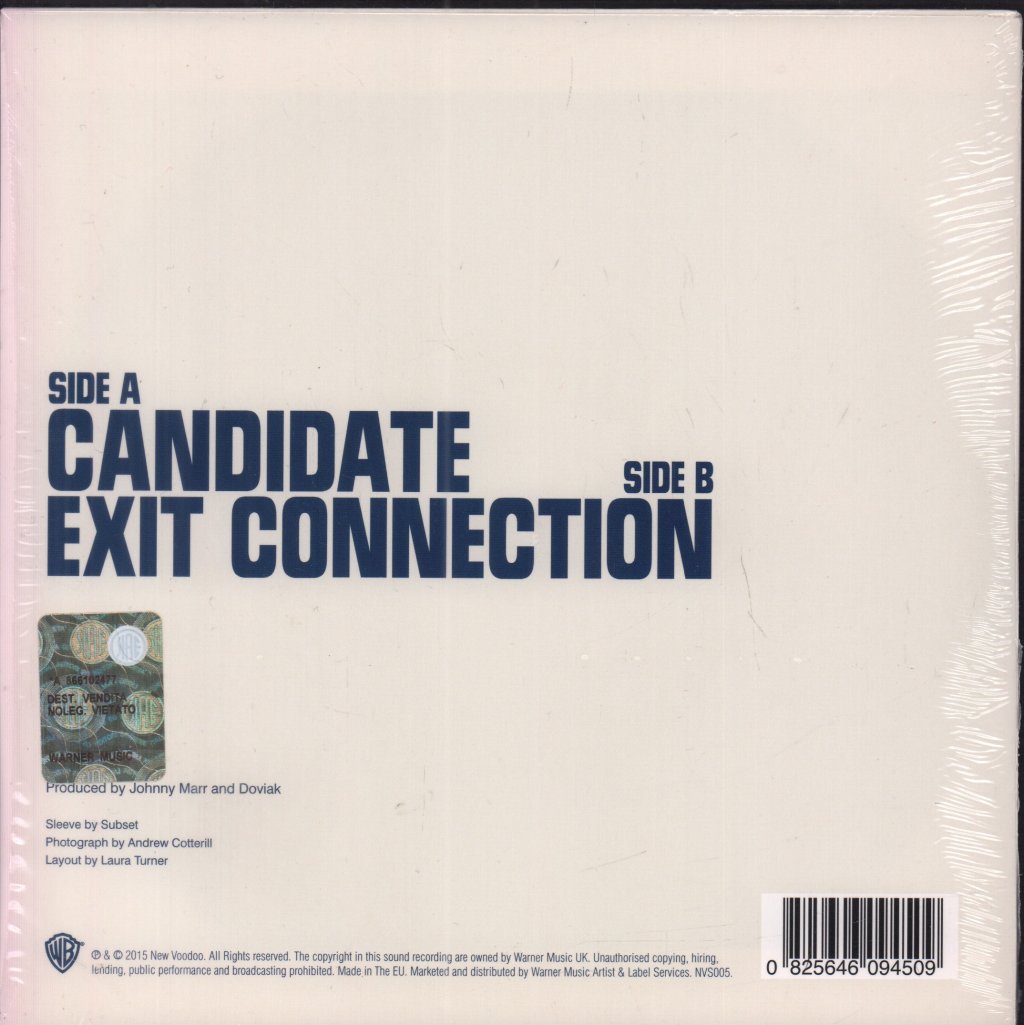 Johnny Marr - Candidate - 7 Inch