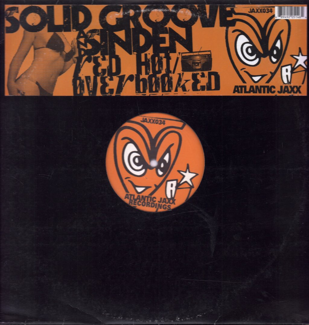 Solid Groove And Sinden - Red Hot / Overbooked - 12 Inch