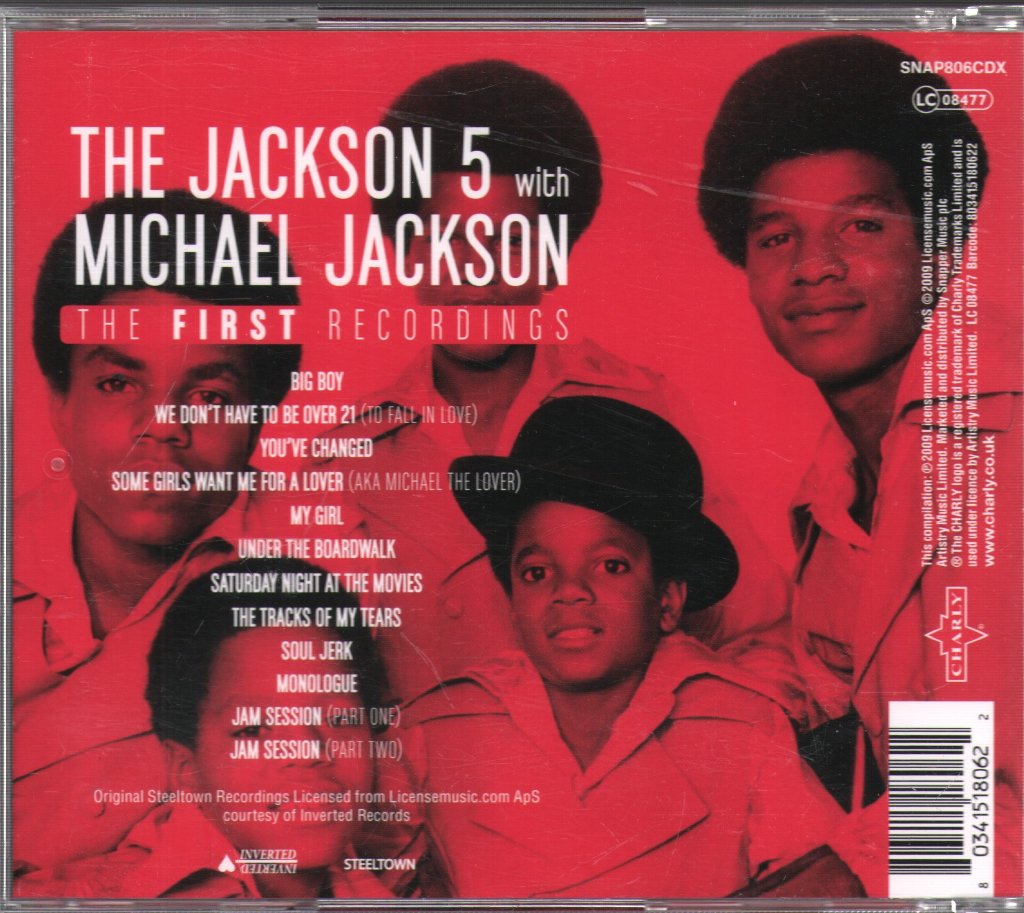 Jackson 5 with Michael Jackson - First Recordings - Cd