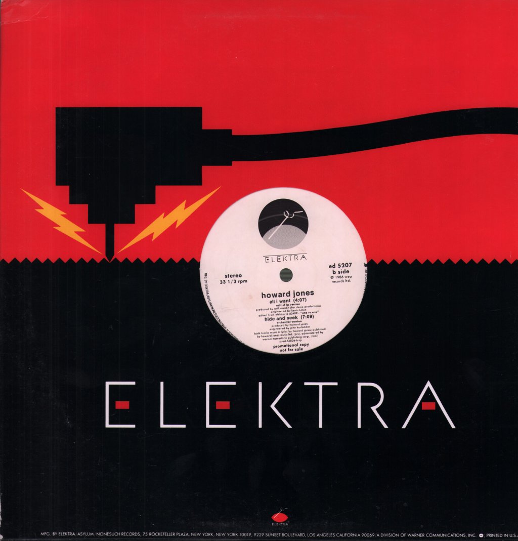 Howard Jones - All I Want - 12 Inch
