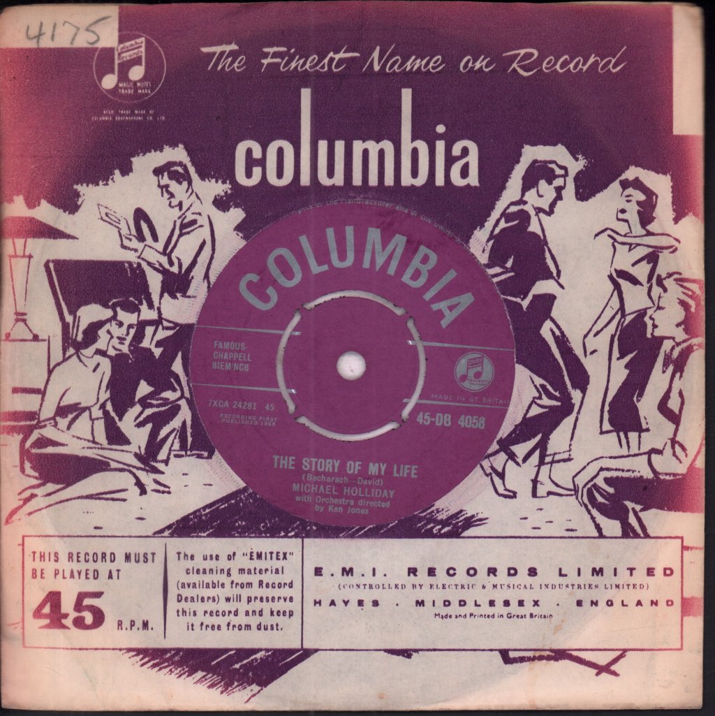 Michael Holliday - Story Of My Life - 7 Inch