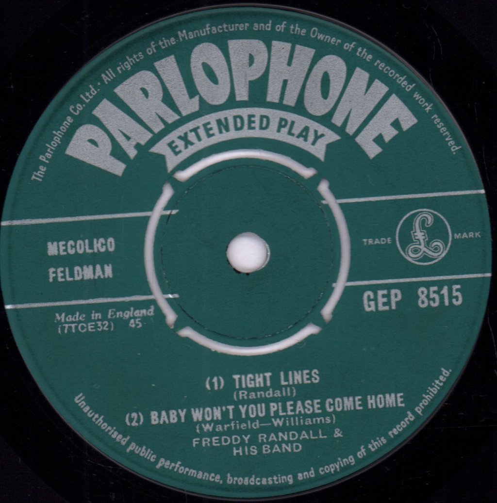 Freddy Randall And His Band - Sensation Rag - 7 Inch