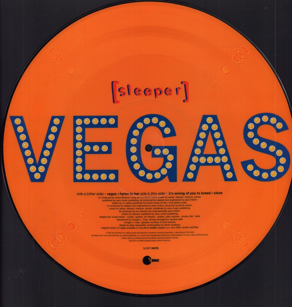 Sleeper (Indie Band) - Vegas - 12 Inch