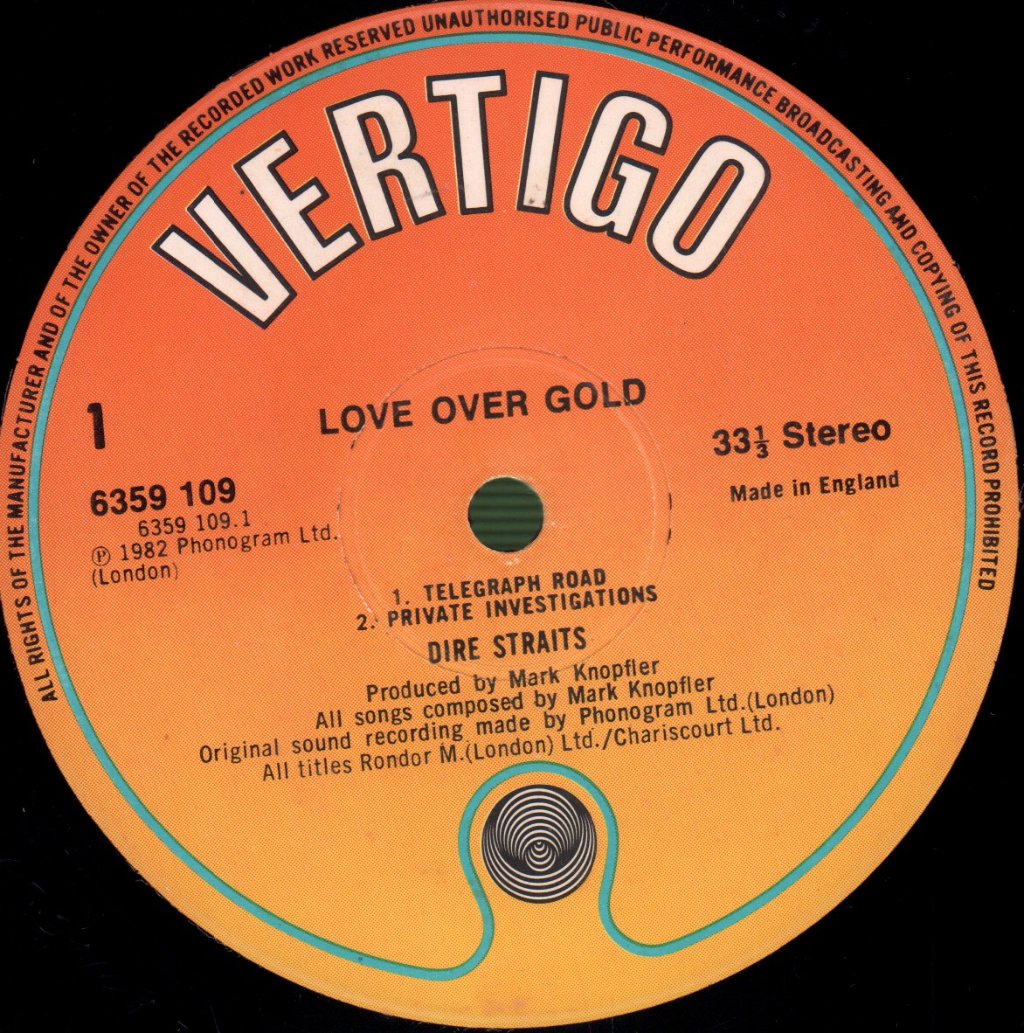 Dire Straits - Love Over Gold - Lp