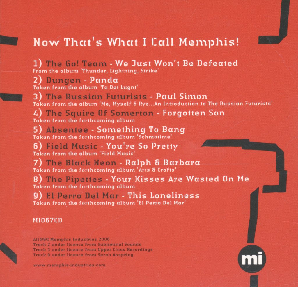 Various Artists - Now That's What I Call Memphis! - Cd