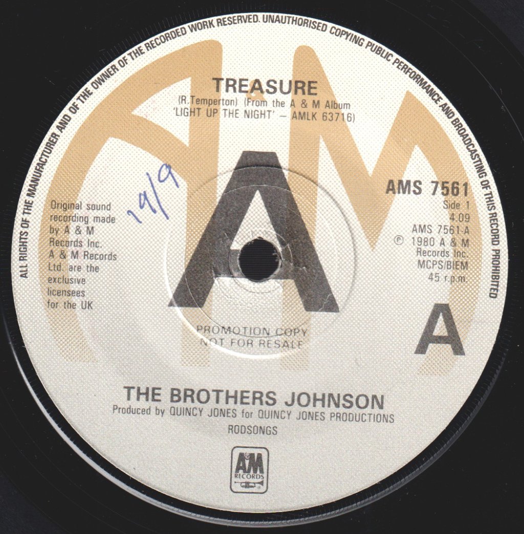 Brothers Johnson - Treasure - 7 Inch