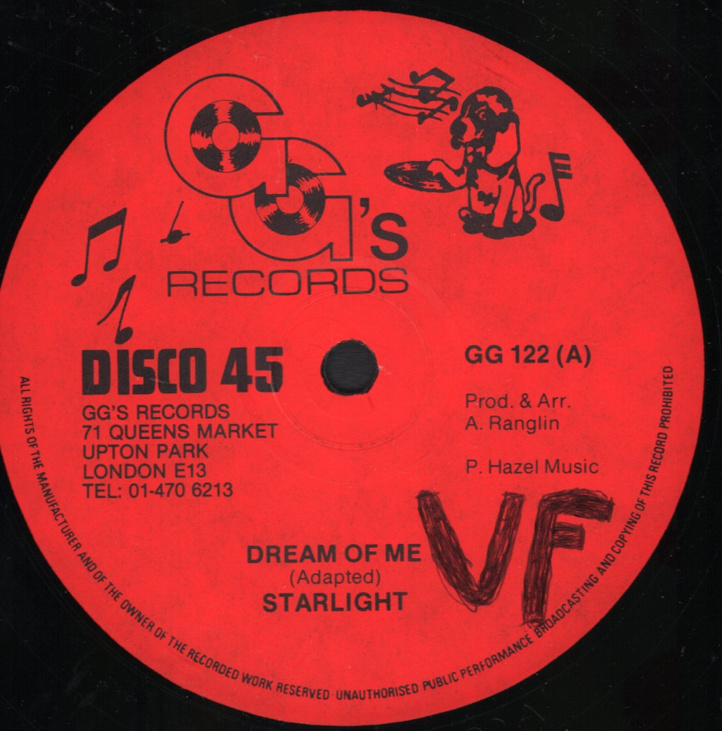Starlites - Dream Of Me - 12 Inch