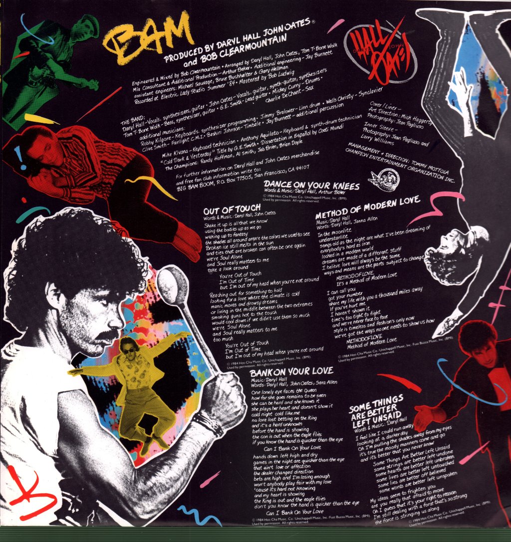 Hall And Oates - Big Bam Boom - Lp
