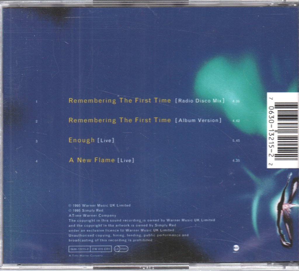 Simply Red - Remembering The First Time - Cd