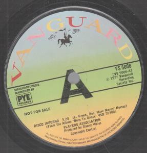 Players Association - Disco Inferno - 7 Inch