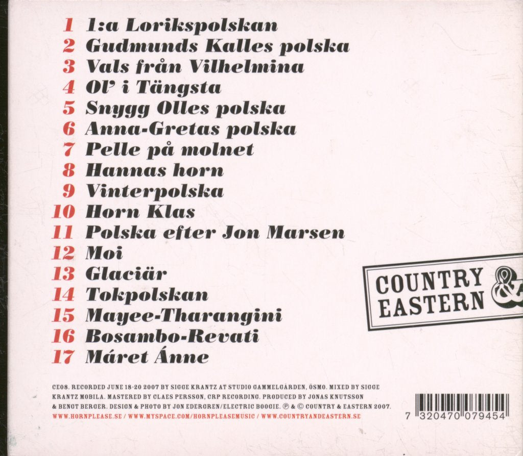 Jonas Knutsson & Horn Please - Horn Please! - Cd