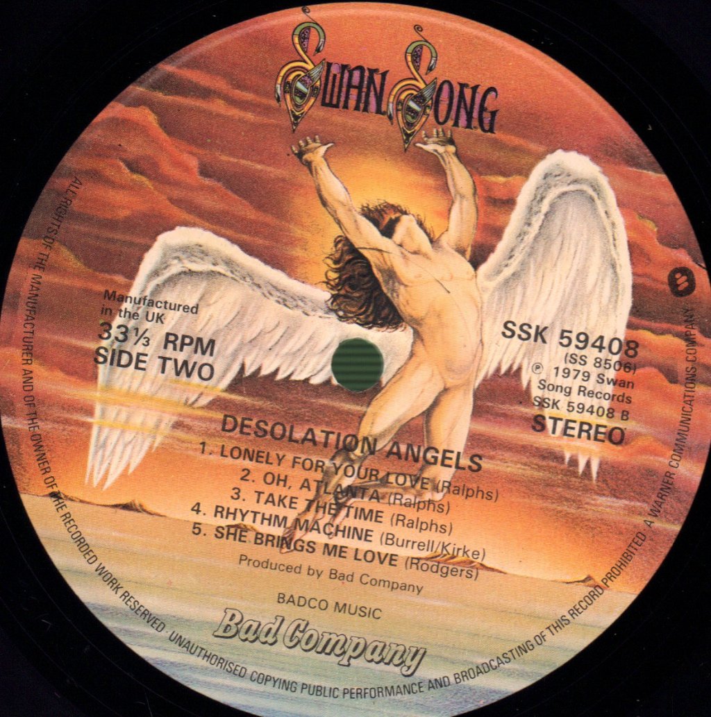 Bad Company - Desolation Angels - Lp