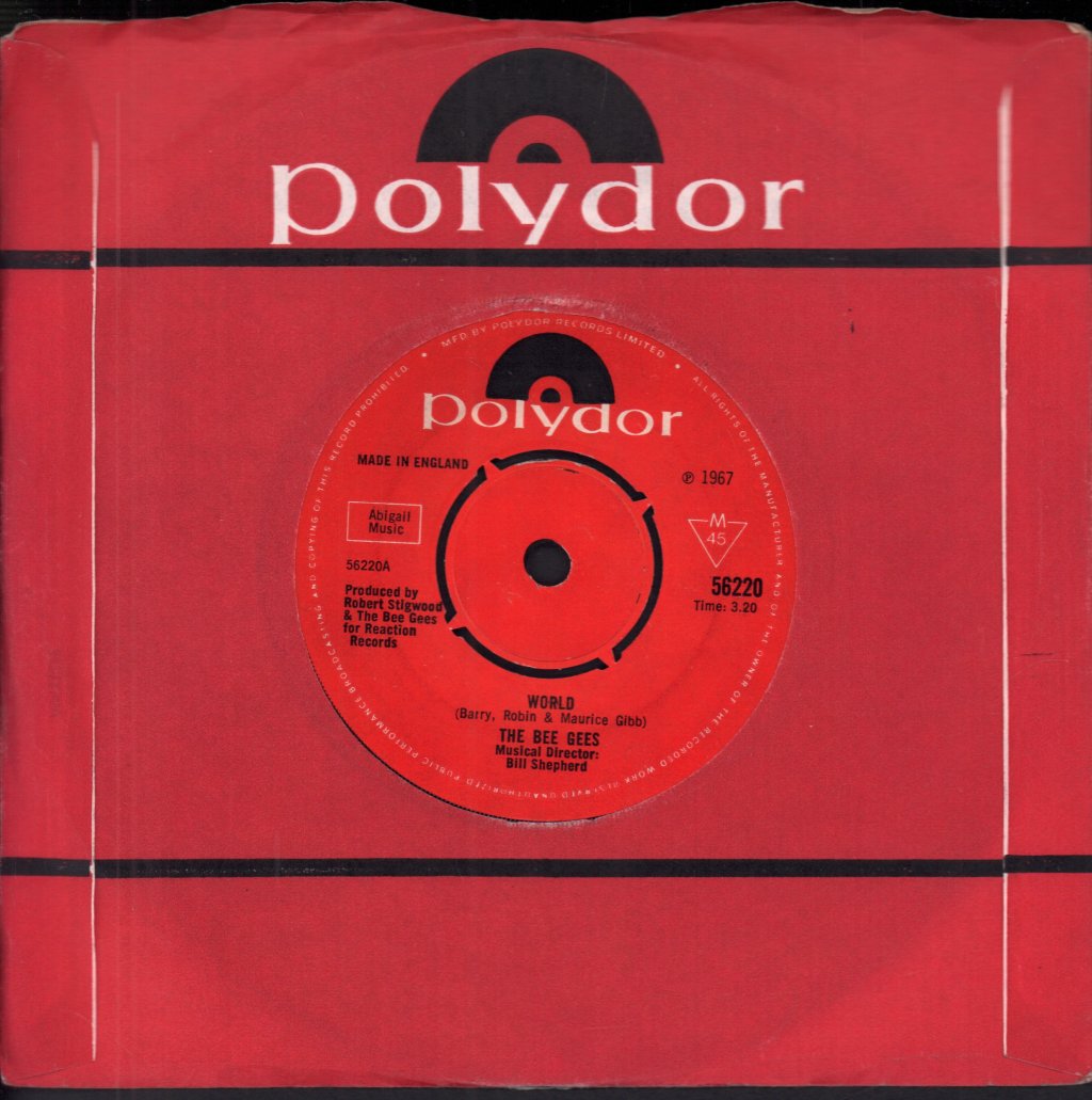 Bee Gees - World - 7 Inch