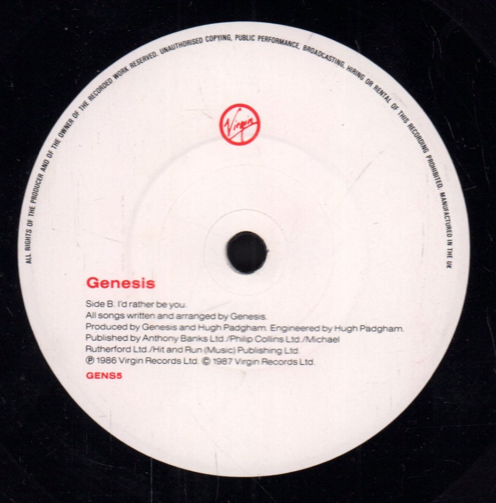 Genesis - Throwing It All Away - 7 Inch