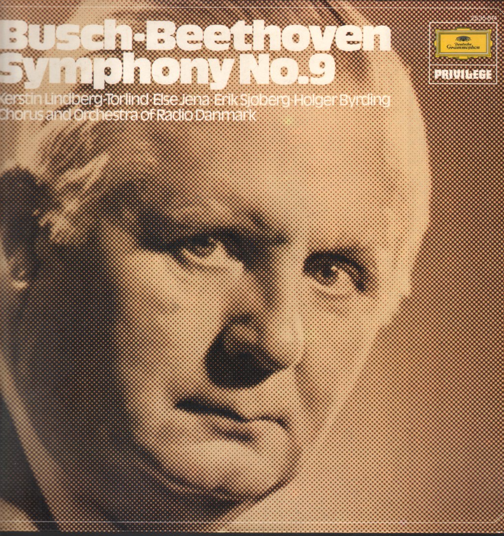 Kerstin Lindberg-Torlind / Elsa Jena / Erik Sjoberg - Busch / Beethoven - Symphony Nr. 9 - Lp