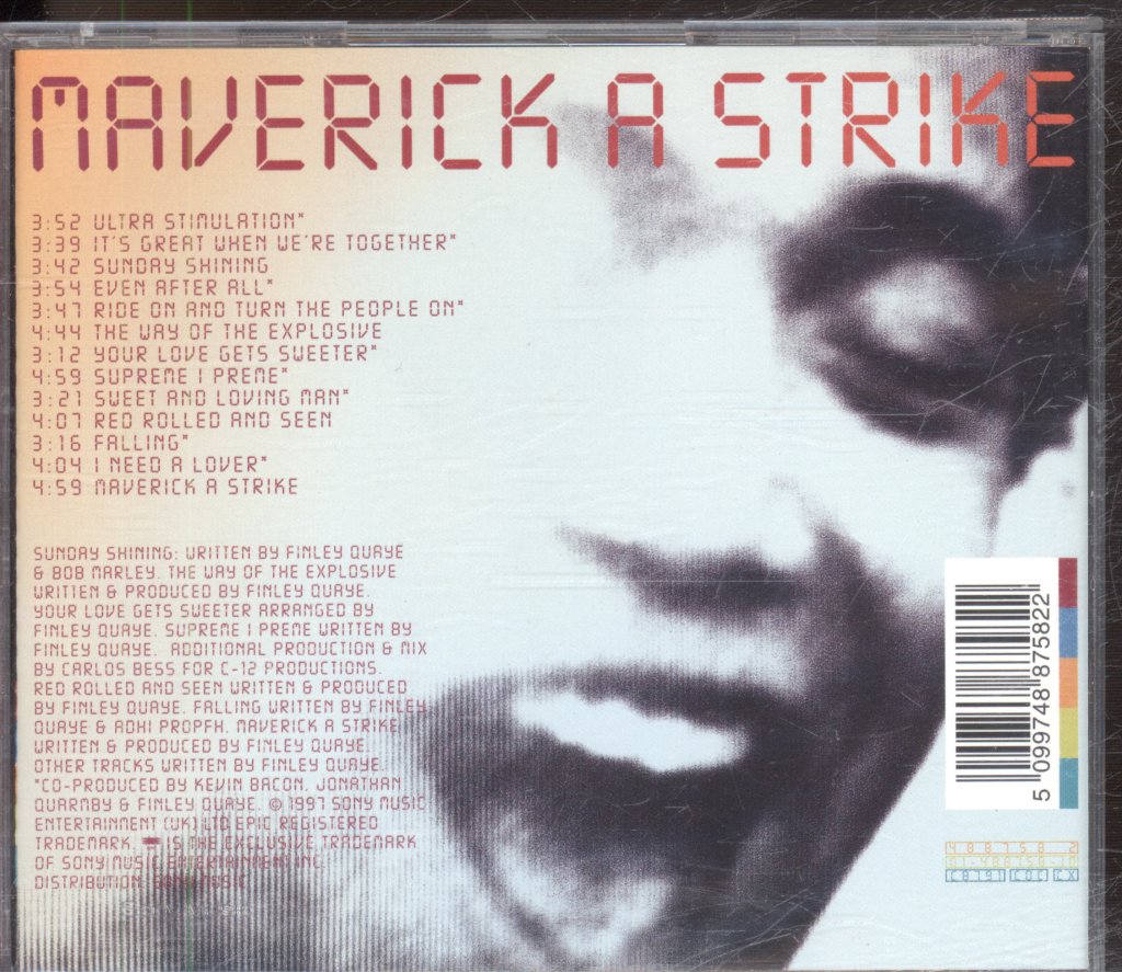 Finley Quaye - Maverick A Strike - Cd