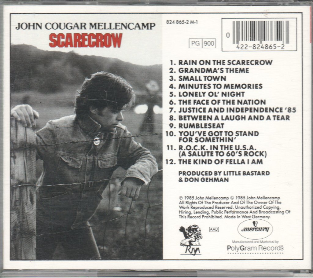 John Cougar Mellencamp - Scarecrow - Cd