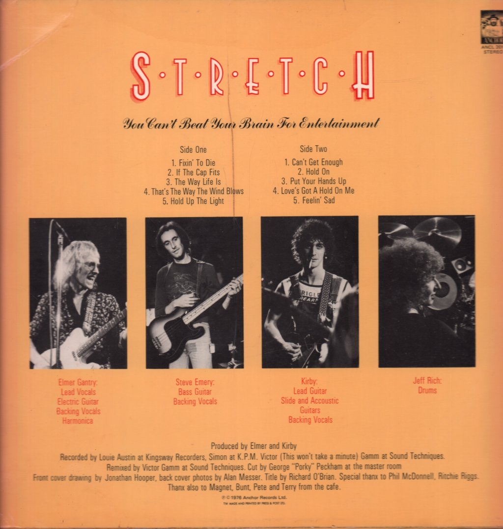 Stretch - You Can't Beat Your Brain For Entertainment - Lp