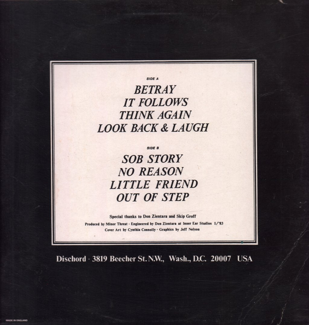 Minor Threat - Out Of Step - 12 Inch