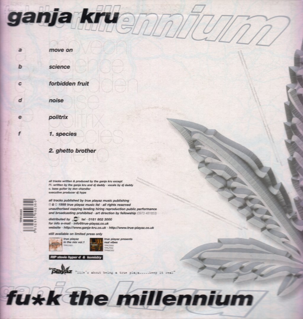 Ganja Kru - Fu*k The Millennium EP - Triple 12 Inch