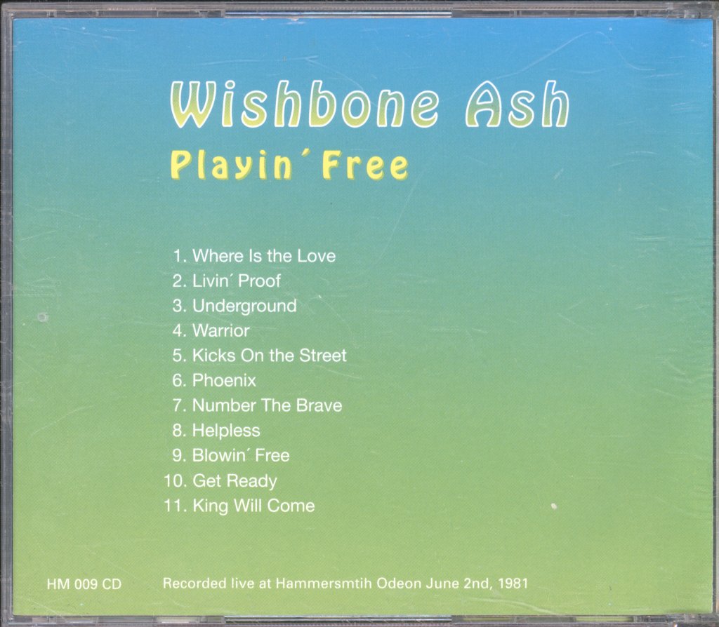 Wishbone Ash - Playin' Free - Cd
