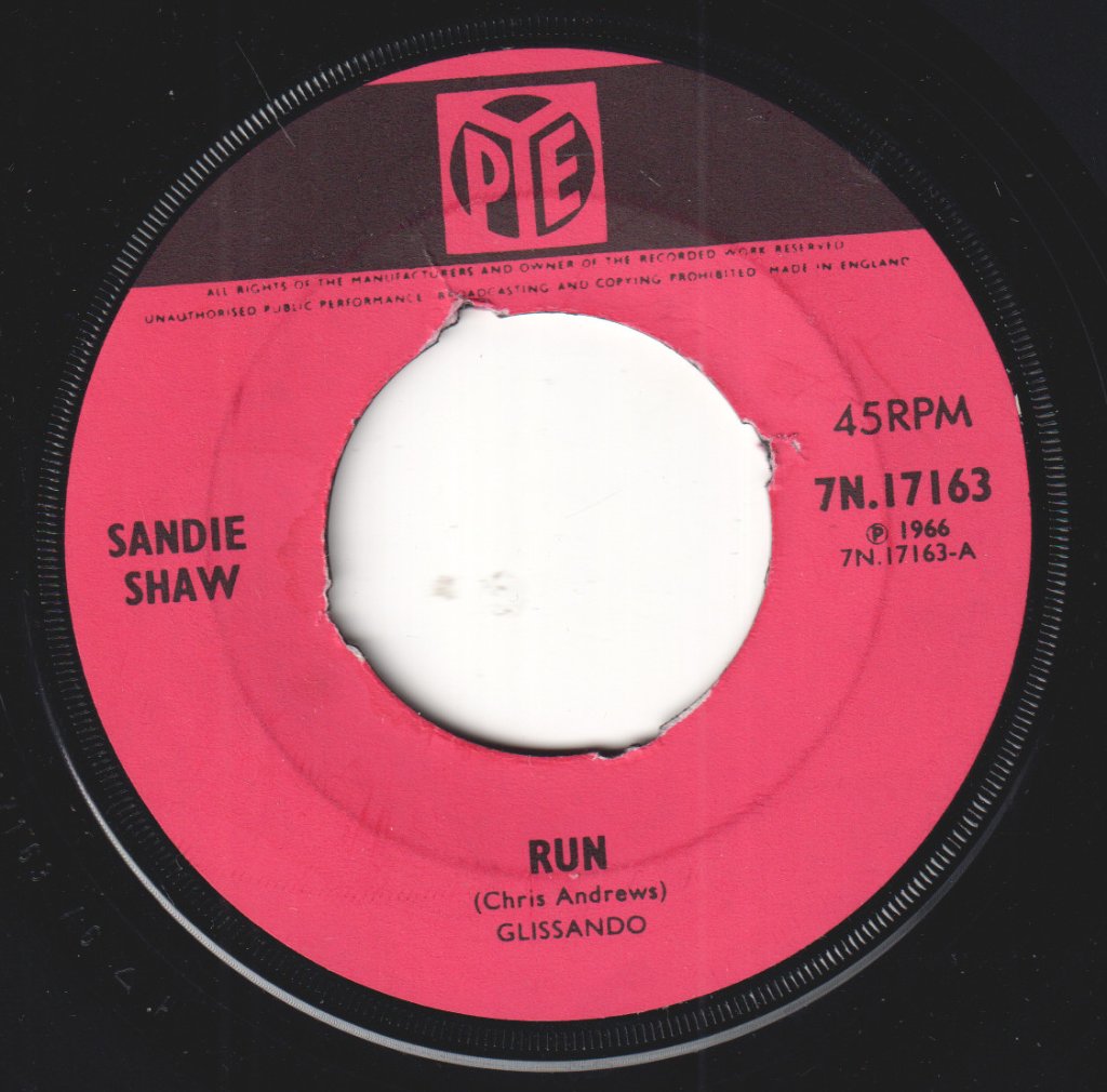 Sandie Shaw - Run - 7 Inch