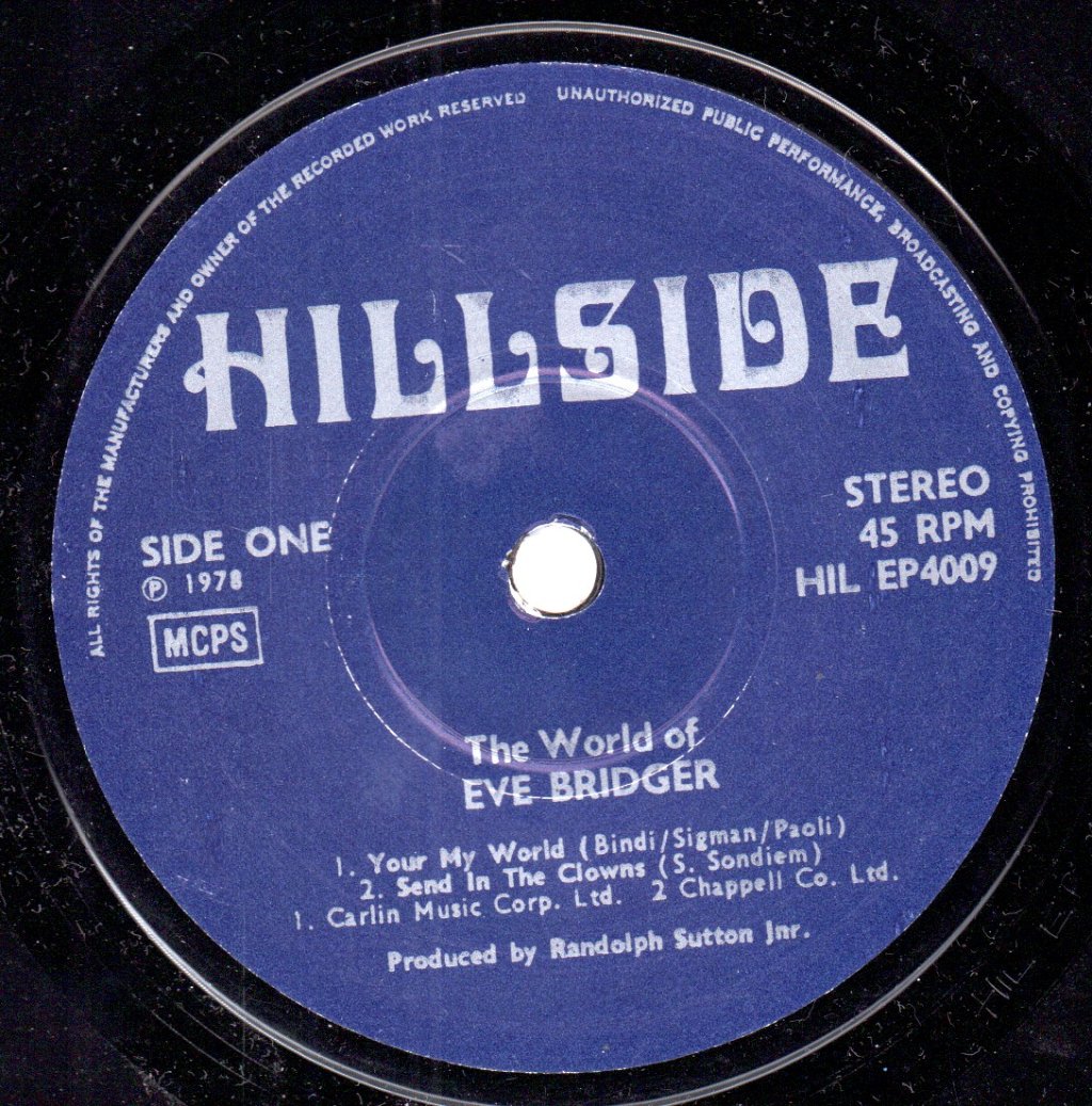 Eve Bridger - World Of - 7 Inch